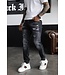 SLIM FIT EXCLUSIVE DENIM INTERLINED WASHED BLACK 16719