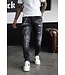 SLIM FIT EXCLUSIVE DENIM INTERLINED WASHED BLACK 16719