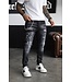 SLIM FIT EXCLUSIVE DENIM INTERLINED WASHED BLACK 16719