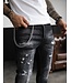 SLIM FIT EXCLUSIVE DENIM INTERLINED WASHED BLACK 16719