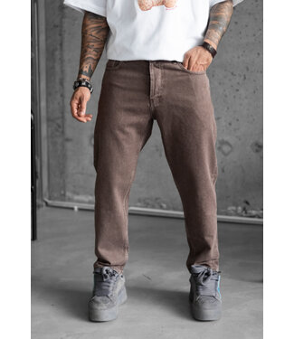 EXCLUSIVE LOOSE FIT DENIM BROWN 16725