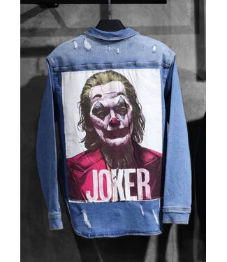 JOKER PRINTED DENIM SHIRT BLUE 16745