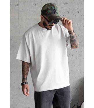 OVERSIZED T-SHIRT EXCLUSIVE WASHED 1685 LIGHT BEIGE