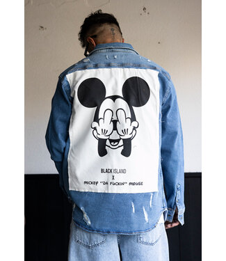 MICKEY MOUSE PRINTED DENIM SHIRT BLUE 16750