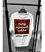 OVERSIZE T-SHIRT VEIL CARPET EMBROIDERED ARABIC LETTERS M352 WHITE