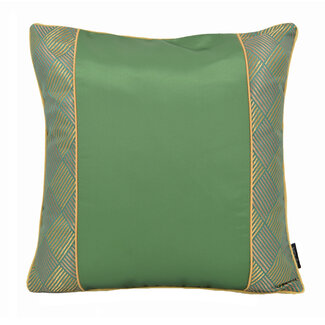 Luxury Green / Gold | 45 x 45 cm | Kussenhoes | Jacquard / Polyester