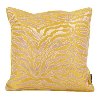 Yellow Tiger | 45 x 45 cm | Kussenhoes | Jacquard/Polyester