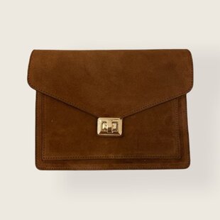 BEAU BAG | BROWN SUEDE