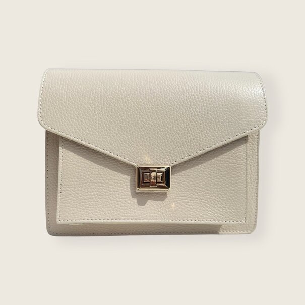 Fique the label BEAU BAG | CREME LEATHER