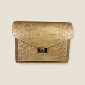 BEAU BAG | BEIGE CROCO