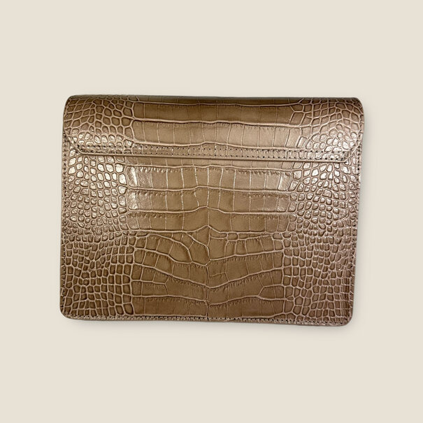 Fique the label BEAU BAG | TAUPE CROCO