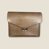 BEAU BAG | TAUPE CROCO