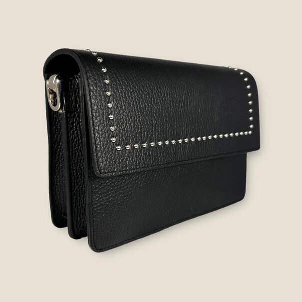 ALEX BAG | STUDS BLACK LEATHER