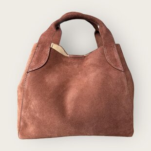 ELIZA BAG | BROWN SUEDE