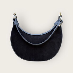 LINN BAG | BLACK SUEDE