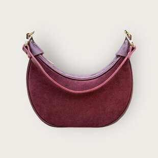 LINN BAG | BURGUNDY SUEDE
