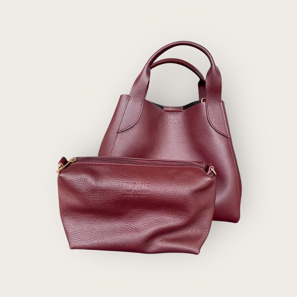 ELIZA BAG | BURGUNDY LEATHER