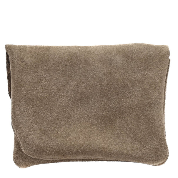 WALLET ROSE | TAUPE SUEDE