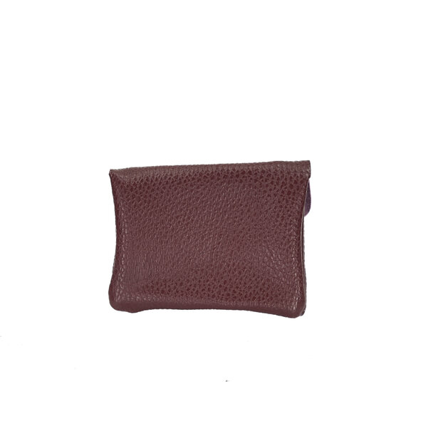 WALLET ROSE | BURGUNDY LEATHER