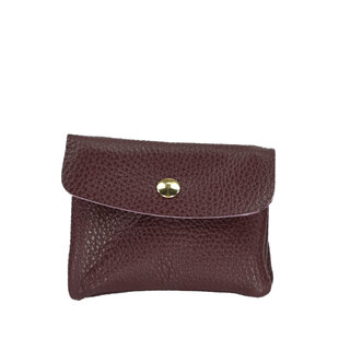 WALLET ROSE | BURGUNDY LEATHER