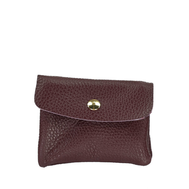 WALLET ROSE | BURGUNDY LEATHER