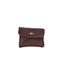 WALLET ROSE | BURGUNDY LEATHER