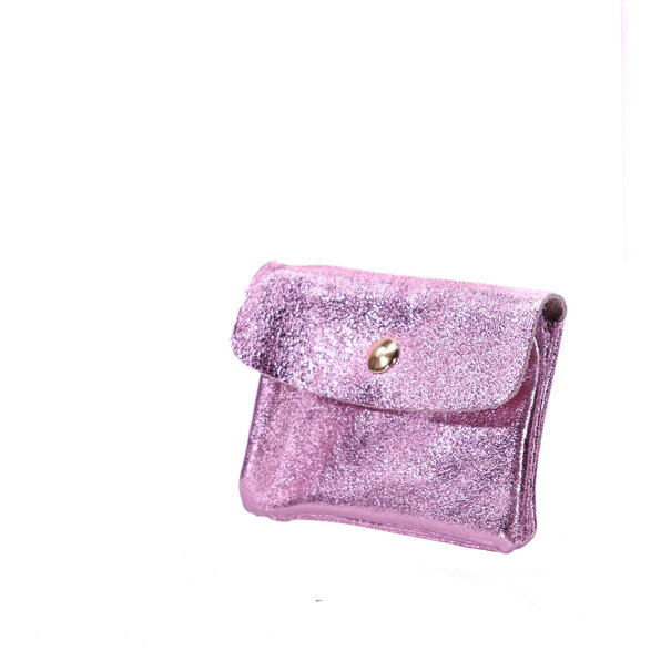 WALLET ROSE | LIGHT PINK METALLIC
