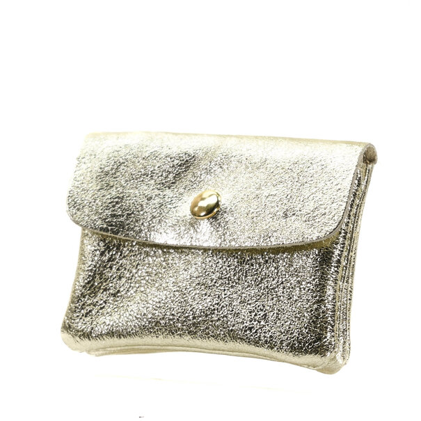 WALLET ROSE | GOLD LEATHER