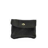 WALLET ROSE | BLACK LEATHER