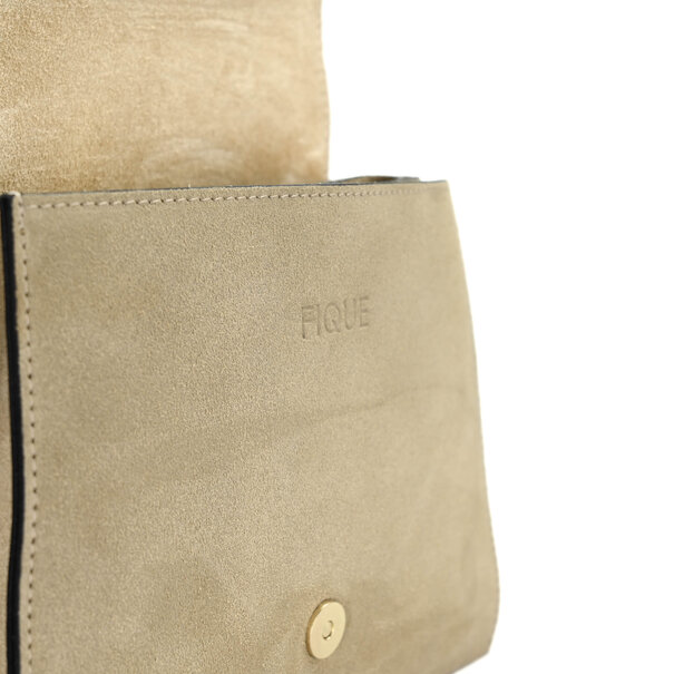 BELLE BAG | BEIGE SUEDE