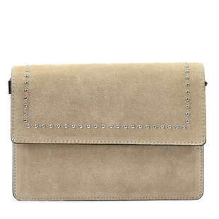 ALEX BAG | STUDS BEIGE SUEDE