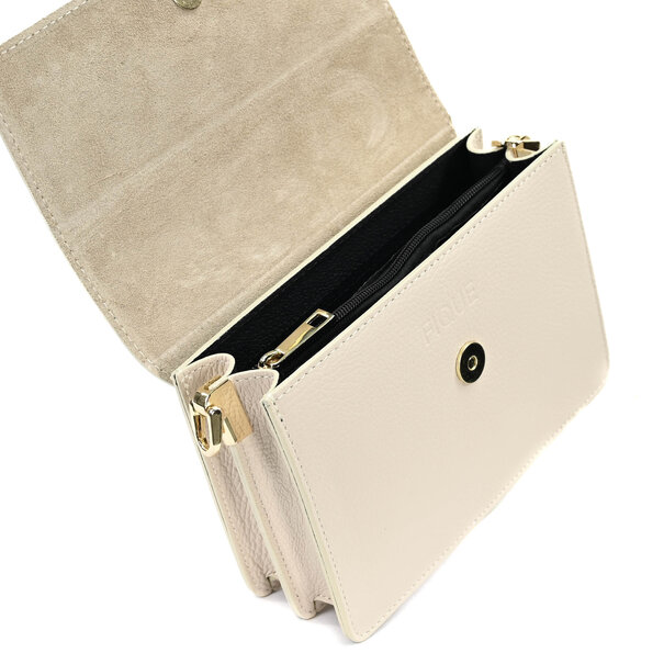 ALEX BAG | STUDS CREME LEATHER