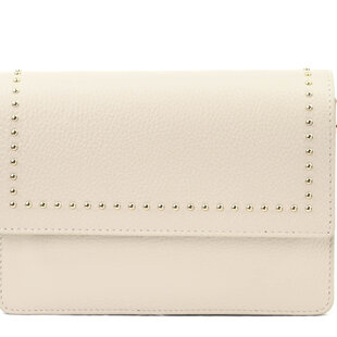 ALEX BAG | STUDS CREME LEATHER
