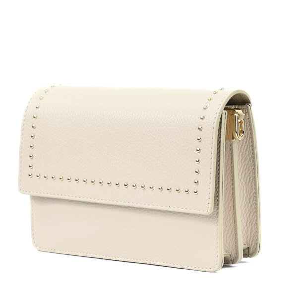 ALEX BAG | STUDS CREME LEATHER