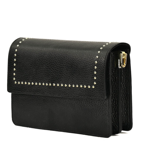 ALEX BAG | STUDS BLACK LEATHER