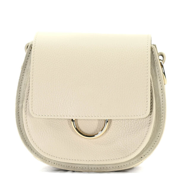 Fique the label ROMY BAG | CREME LEATHER