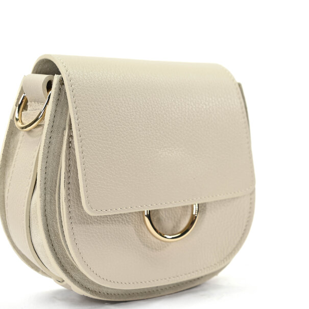 Fique the label ROMY BAG | CREME LEATHER