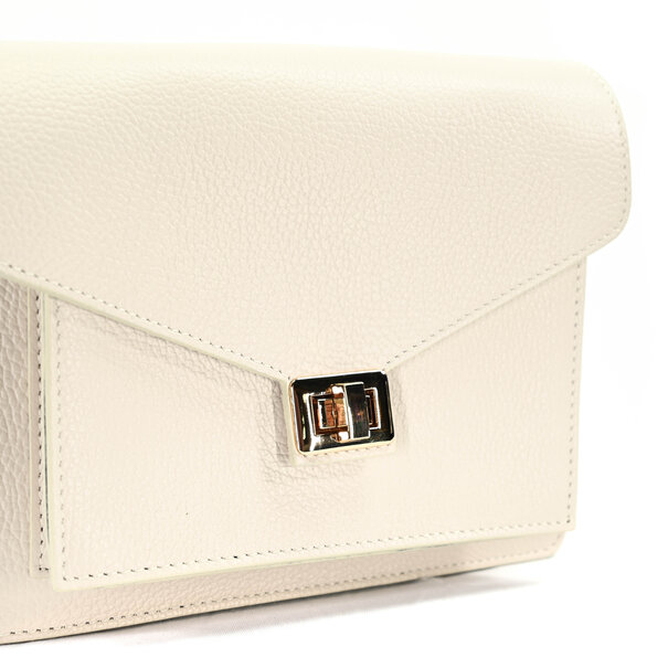 Fique the label BEAU BAG | CREME LEATHER
