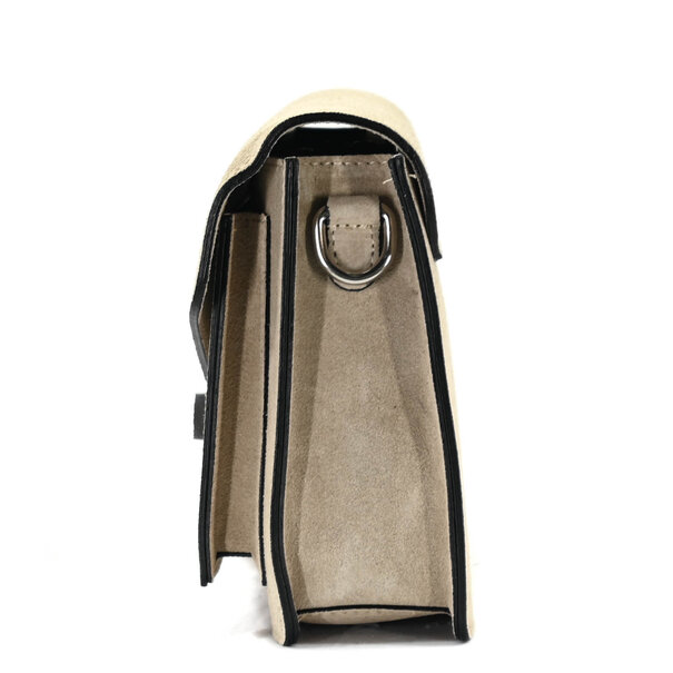 Fique the label BEAU BAG | BEIGE SUEDE