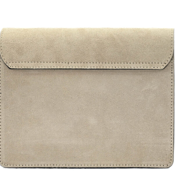 Fique the label BEAU BAG | BEIGE SUEDE