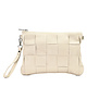 TED CLUTCH | CREME LEATHER