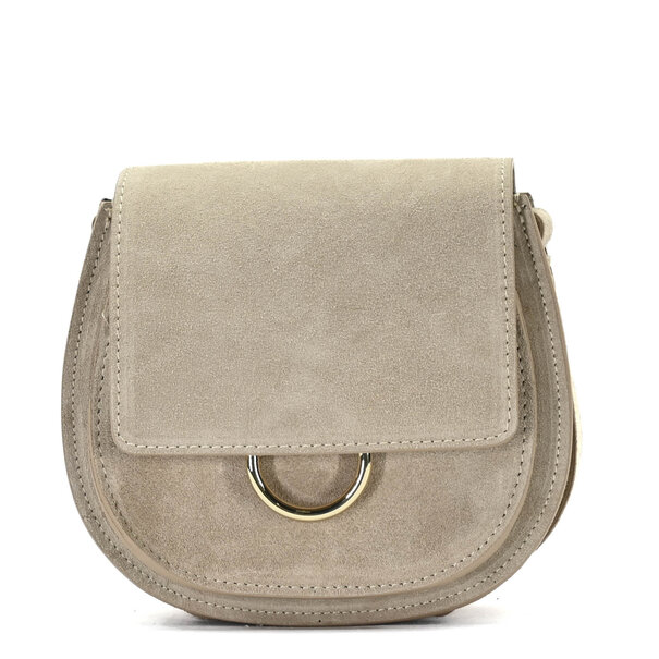 Fique the label ROMY BAG | BEIGE SUEDE