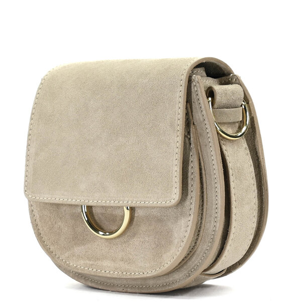 Fique the label ROMY BAG | BEIGE SUEDE