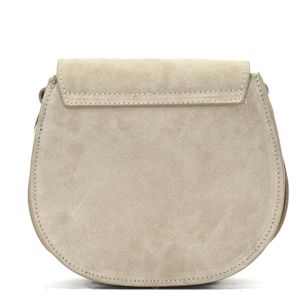 Fique the label ROMY BAG | BEIGE SUEDE