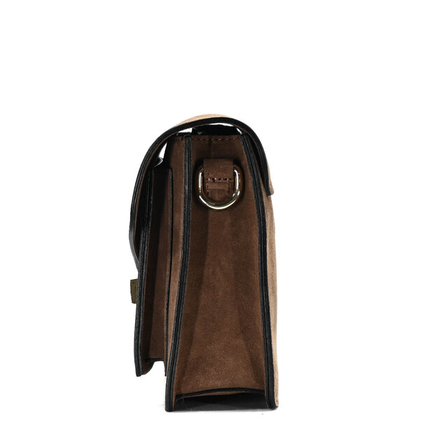 Fique the label BEAU BAG | TAUPE SUEDE