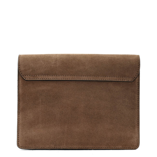 Fique the label BEAU BAG | TAUPE SUEDE