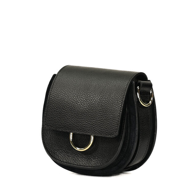 Fique the label ROMY BAG | BLACK LEATHER