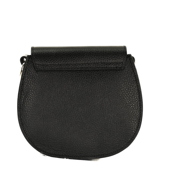 Fique the label ROMY BAG | BLACK LEATHER