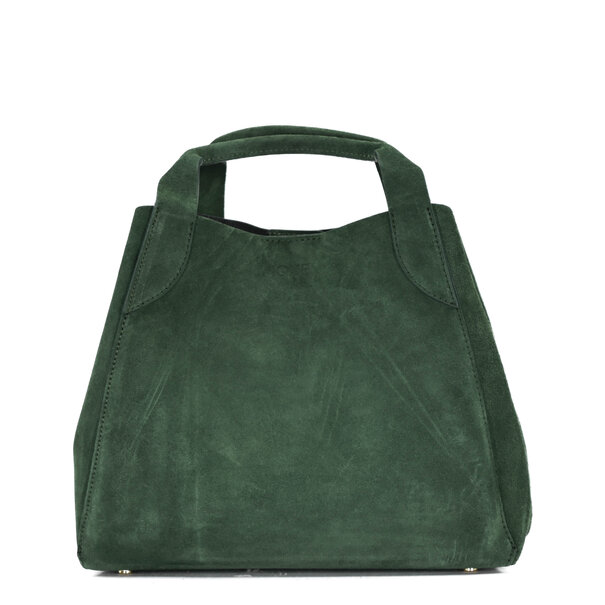 Fique the label ELIZA BAG | ARMY SUEDE