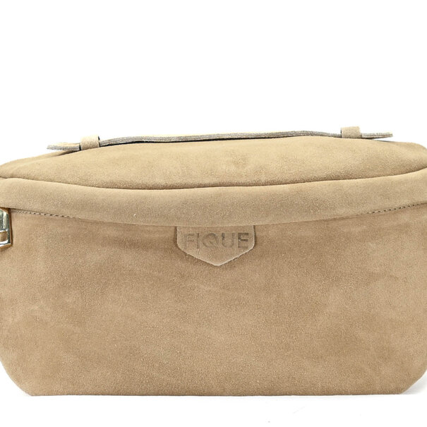 Fique the label CLEO BAG | BEIGE SUEDE